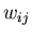 $w_{ij}$
